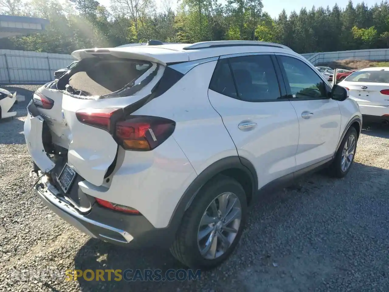 3 Photograph of a damaged car KL4MMFSL0NB135288 BUICK ENCORE 2022
