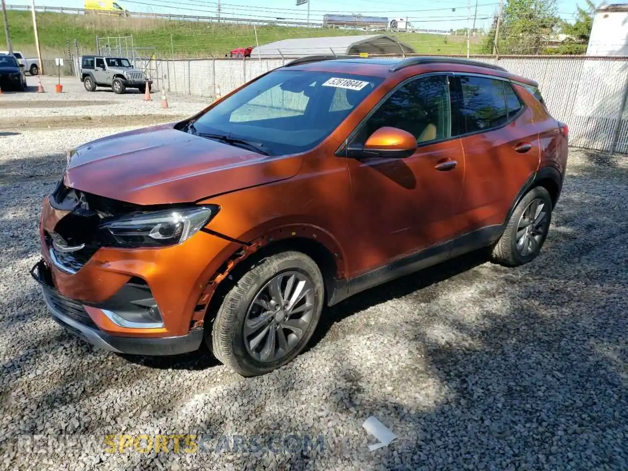 1 Photograph of a damaged car KL4MMFSL6NB067272 BUICK ENCORE 2022
