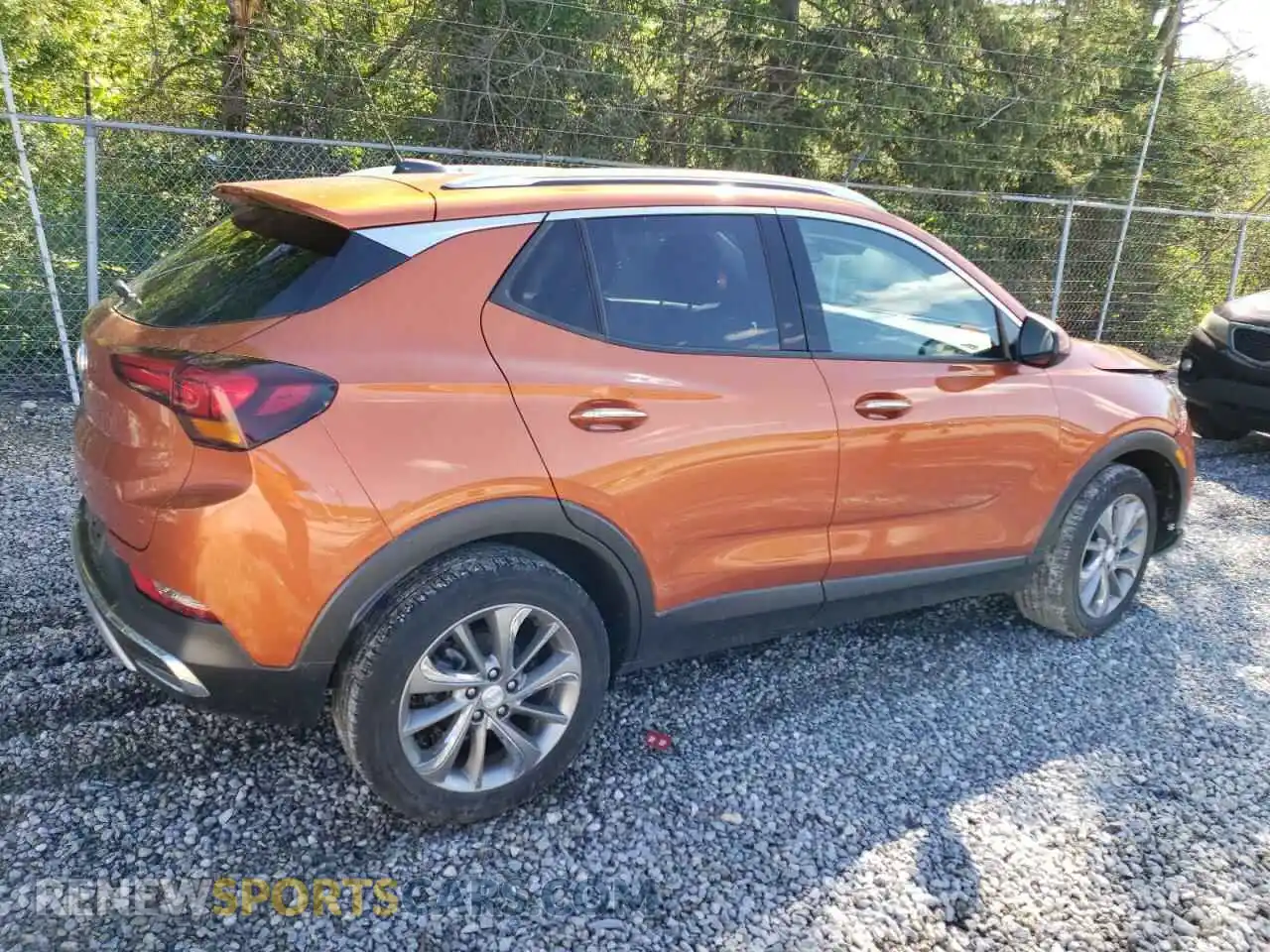 3 Photograph of a damaged car KL4MMFSL6NB067272 BUICK ENCORE 2022