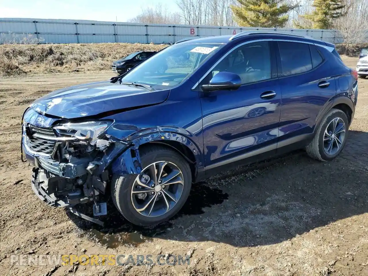 1 Photograph of a damaged car KL4MMFSL7NB040646 BUICK ENCORE 2022