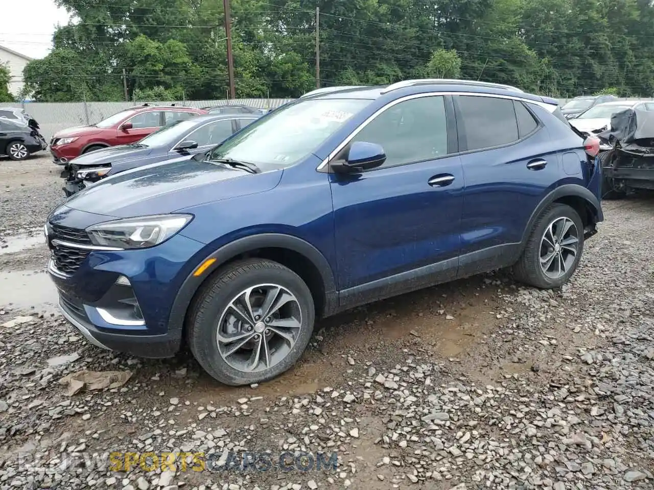 1 Photograph of a damaged car KL4MMGSL5NB007764 BUICK ENCORE 2022
