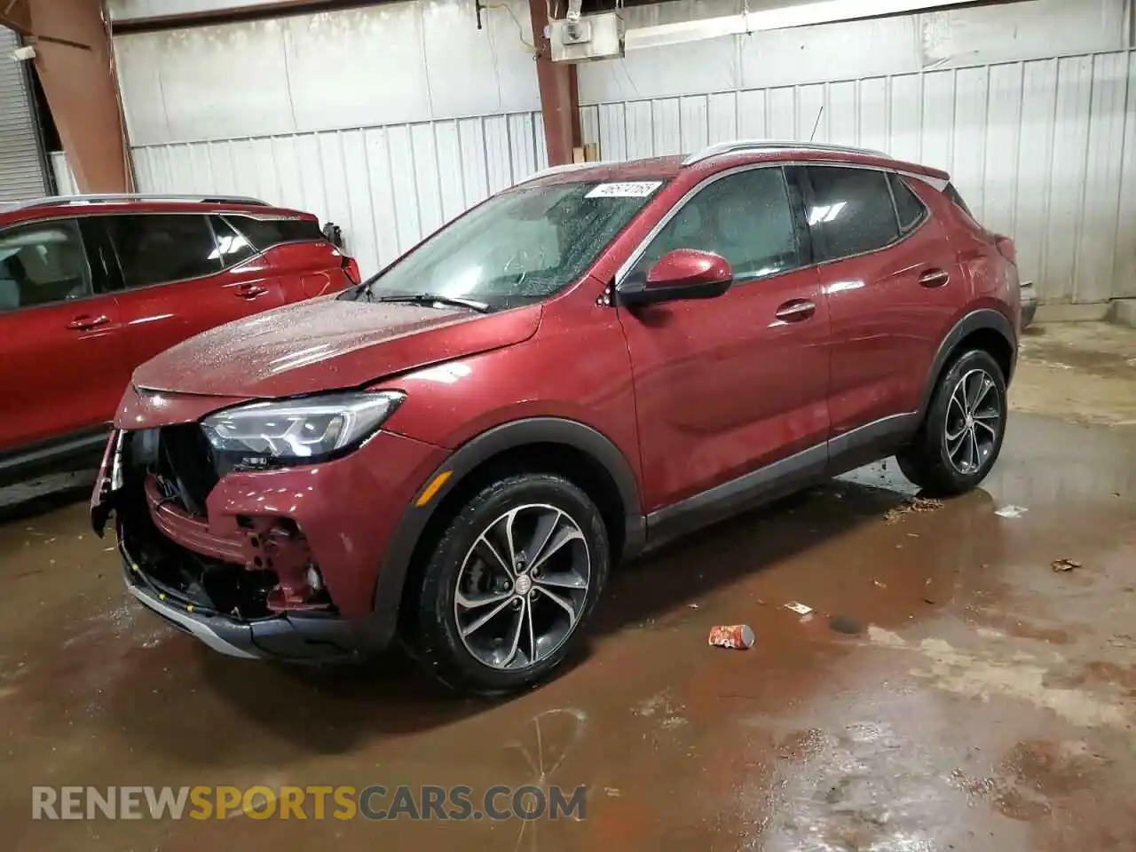 1 Photograph of a damaged car KL4MMGSLXNB028965 BUICK ENCORE 2022