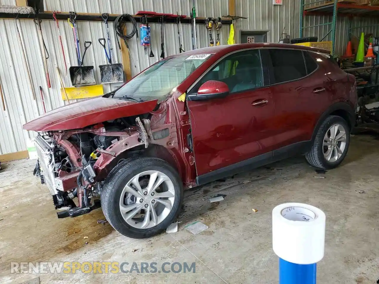 1 Photograph of a damaged car KL4MMBS20PB108921 BUICK ENCORE 2023