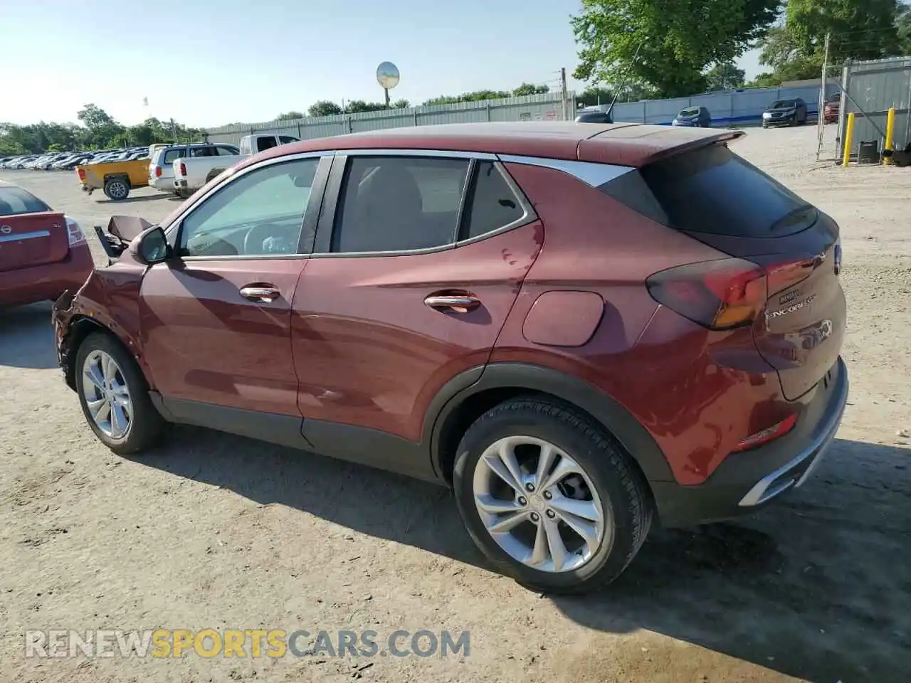 2 Photograph of a damaged car KL4MMBS21PB089750 BUICK ENCORE 2023