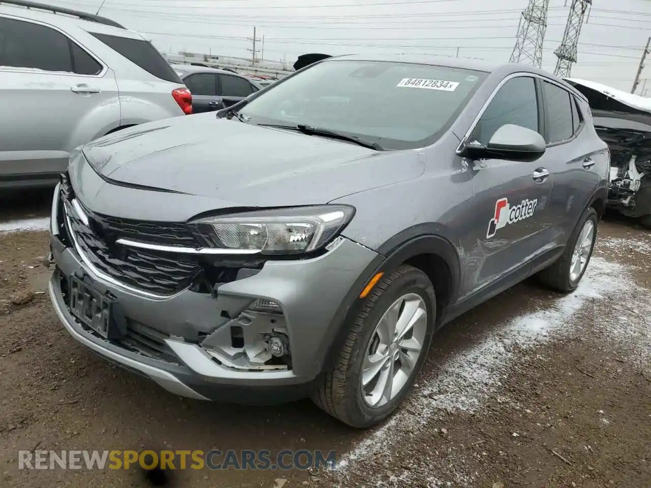 1 Photograph of a damaged car KL4MMBS22PB085450 BUICK ENCORE 2023