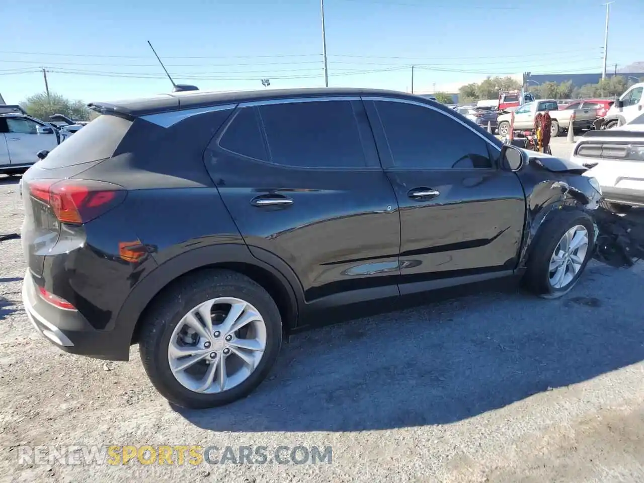 3 fotografías del automóvil dañado KL4MMBS24PB060226 BUICK ENCORE 2023