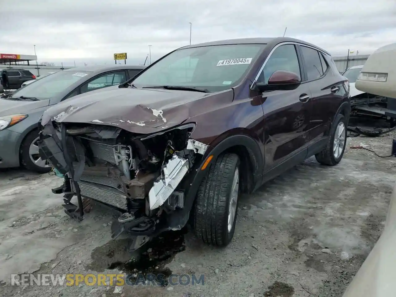 1 Photograph of a damaged car KL4MMBS26PB136531 BUICK ENCORE 2023