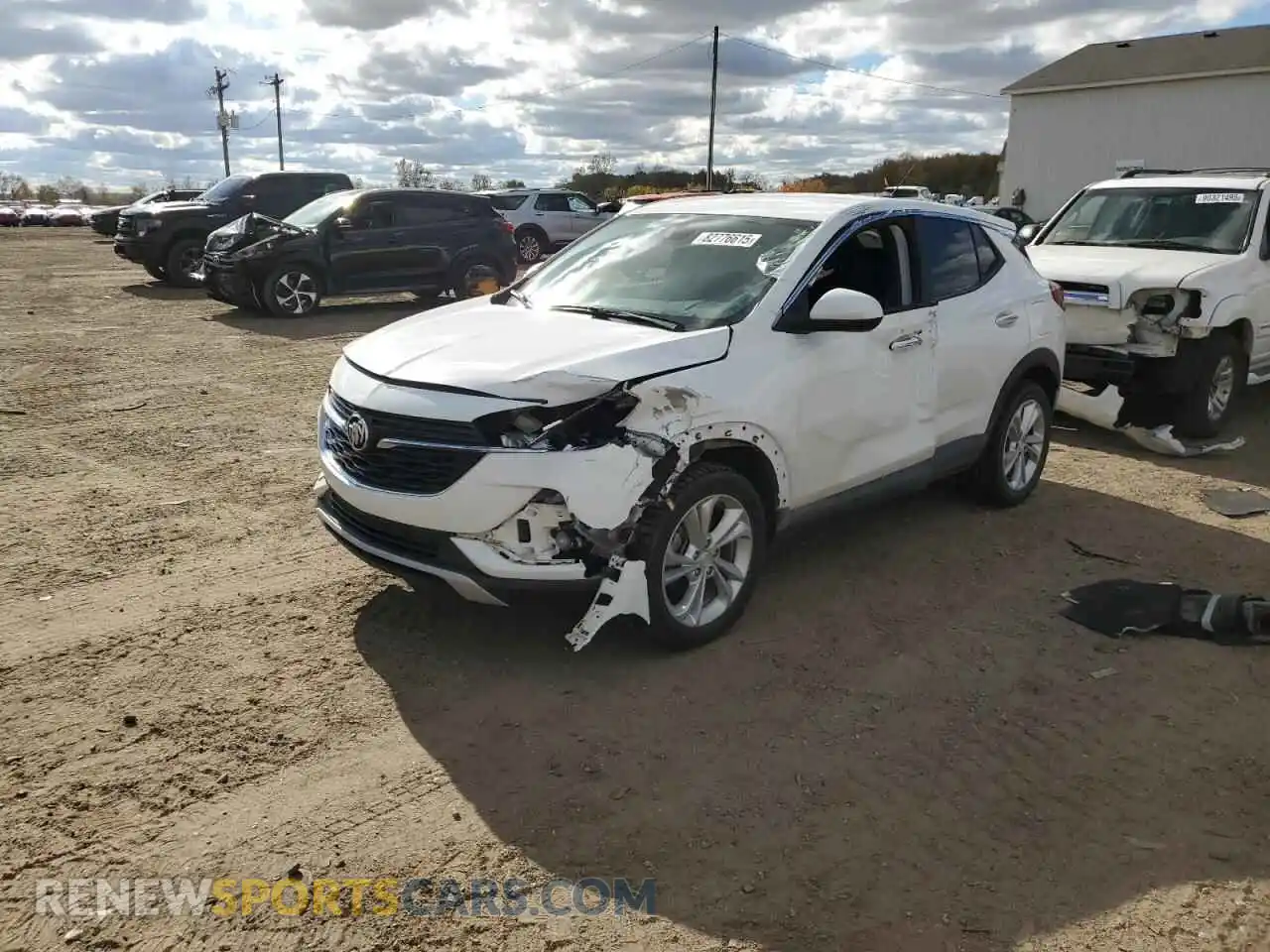 1 Photograph of a damaged car KL4MMCSL8PB037434 BUICK ENCORE 2023