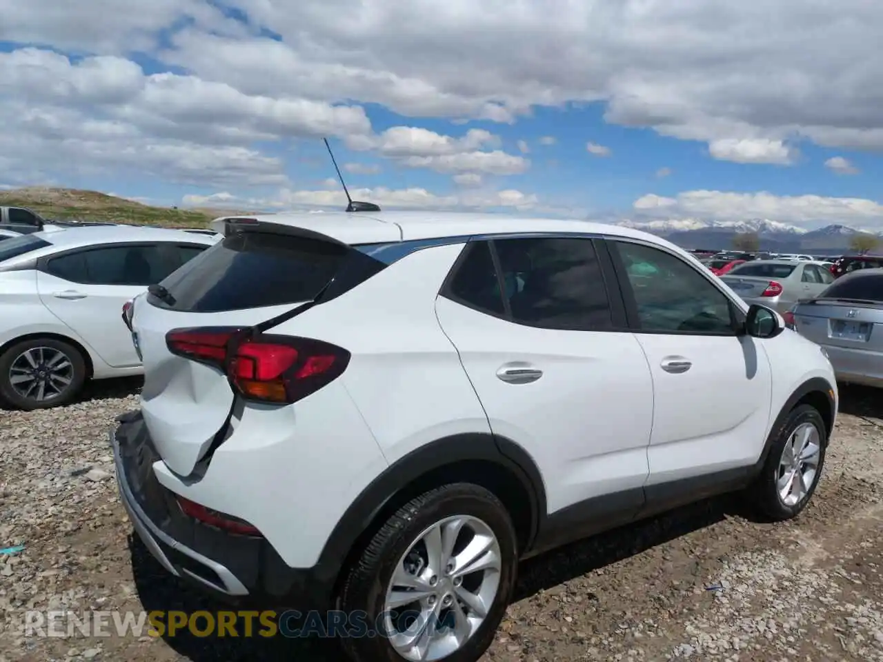 3 fotografías del automóvil dañado KL4MMCSL8PB131345 BUICK ENCORE 2023
