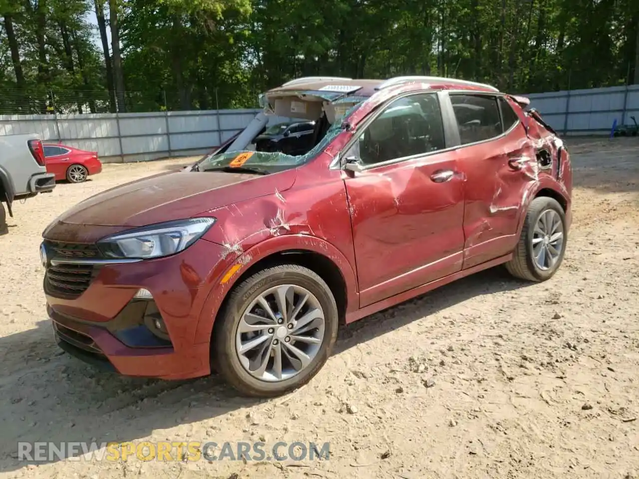 1 Фотография поврежденного автомобиля KL4MMDS25PB100227 BUICK ENCORE 2023