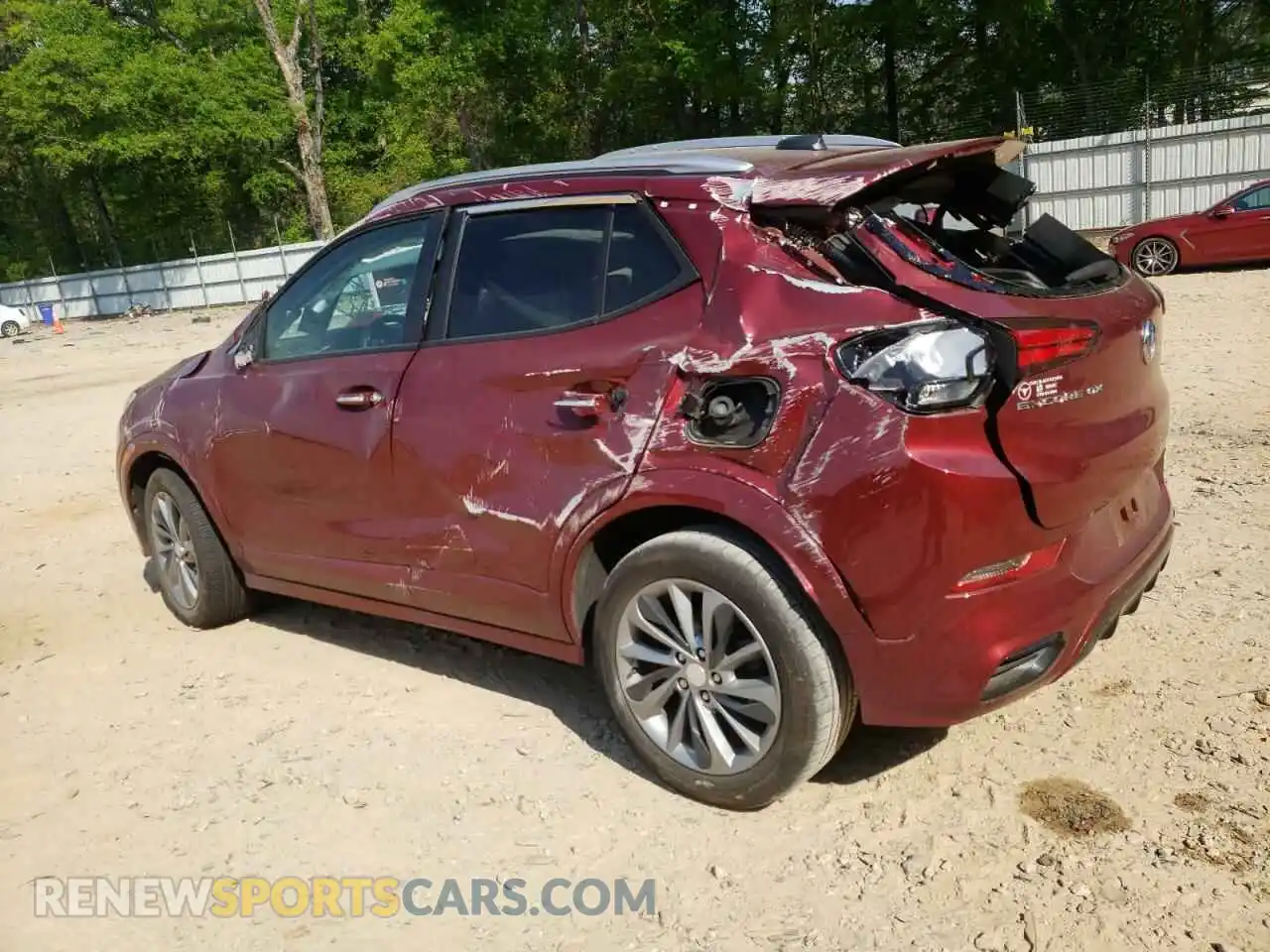 2 Фотография поврежденного автомобиля KL4MMDS25PB100227 BUICK ENCORE 2023