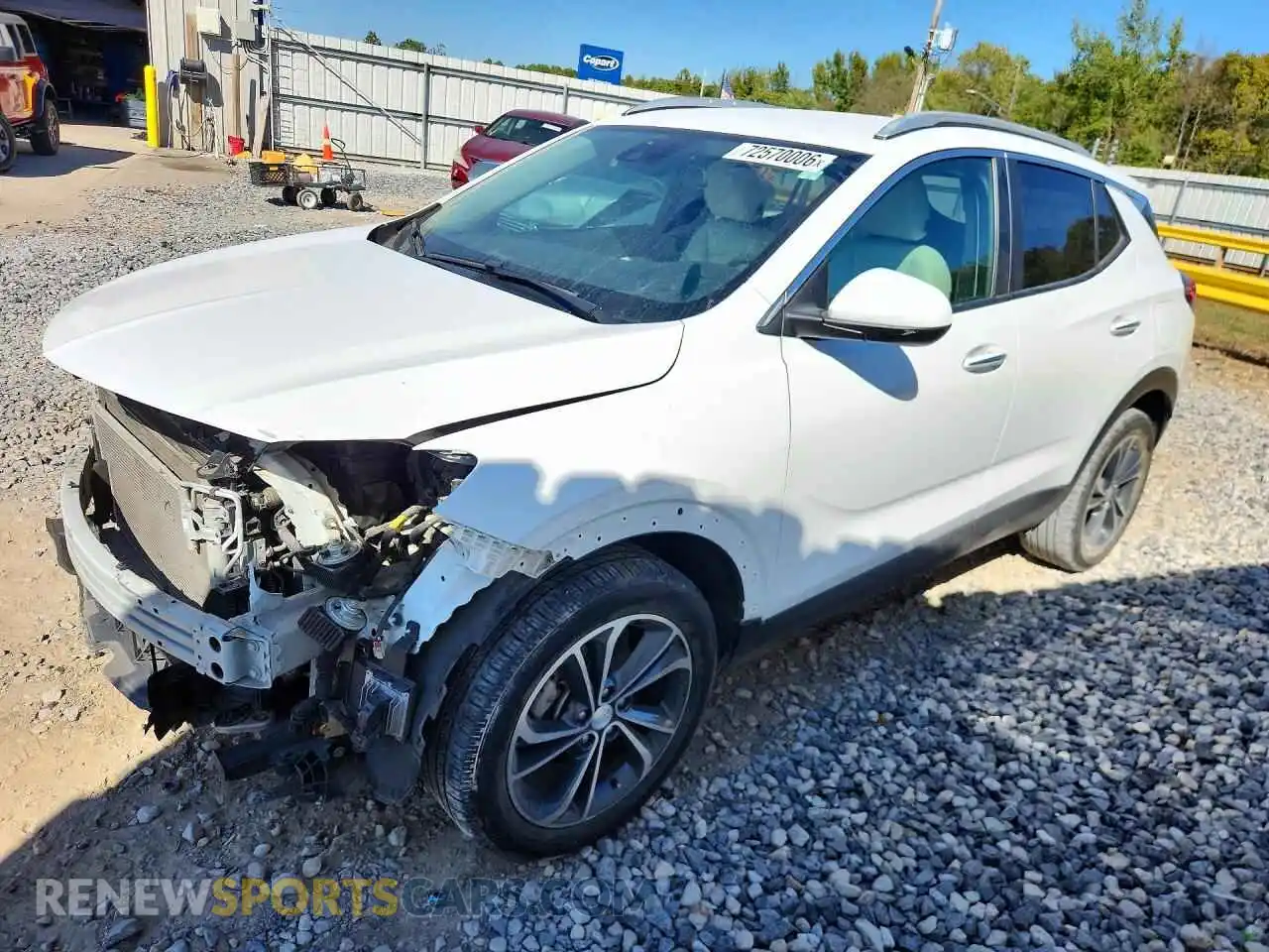 1 Фотография поврежденного автомобиля KL4MMDS26PB139294 BUICK ENCORE 2023