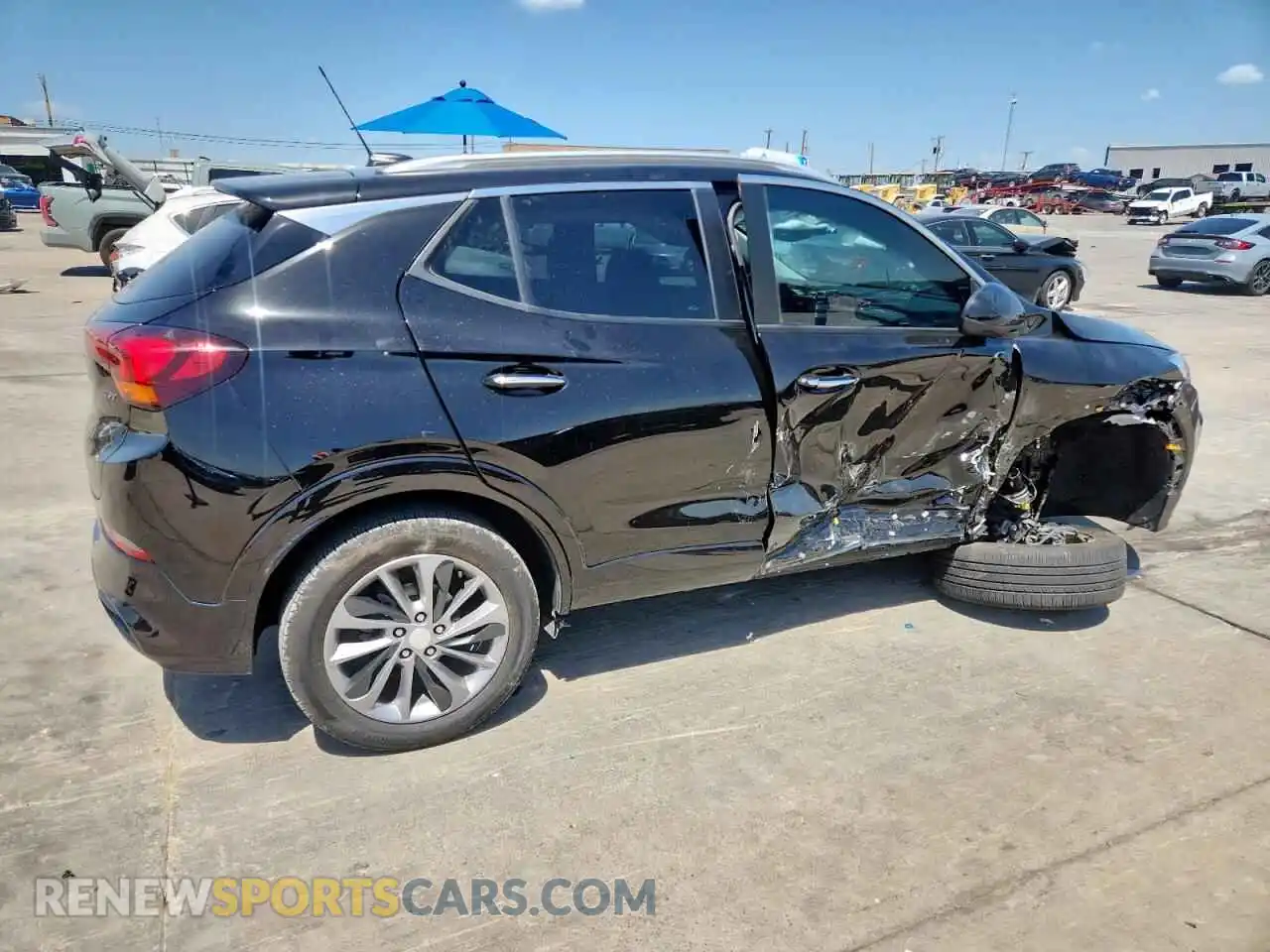 3 fotografías del automóvil dañado KL4MMDS27PB098139 BUICK ENCORE 2023
