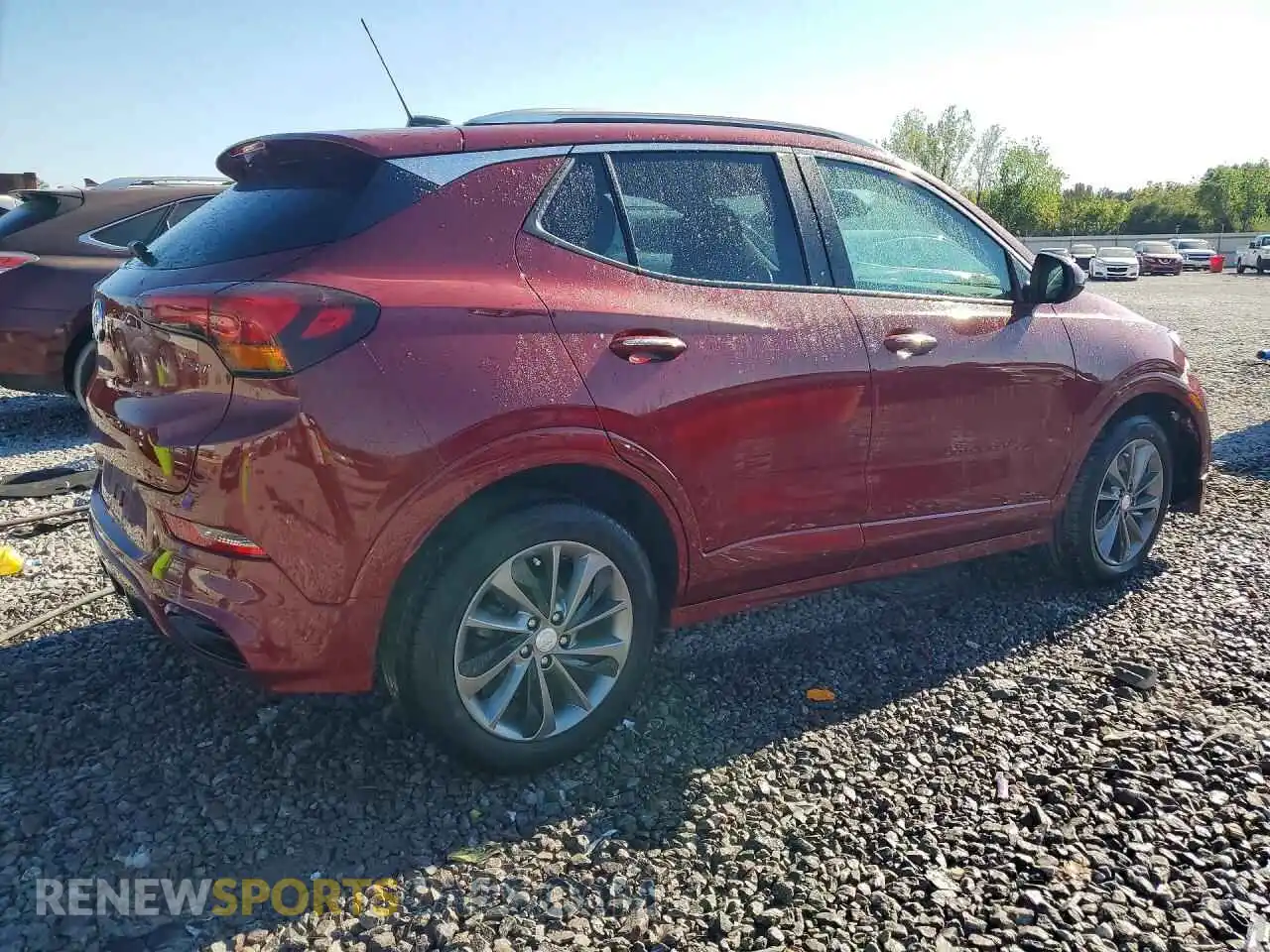 3 fotografías del automóvil dañado KL4MMDSL3PB070816 BUICK ENCORE 2023