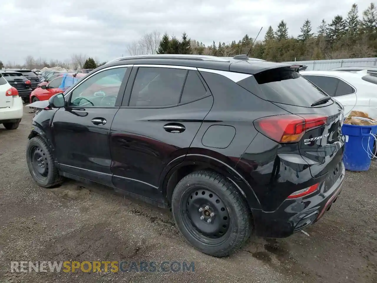 2 fotografías del automóvil dañado KL4MMESL0PB046186 BUICK ENCORE 2023