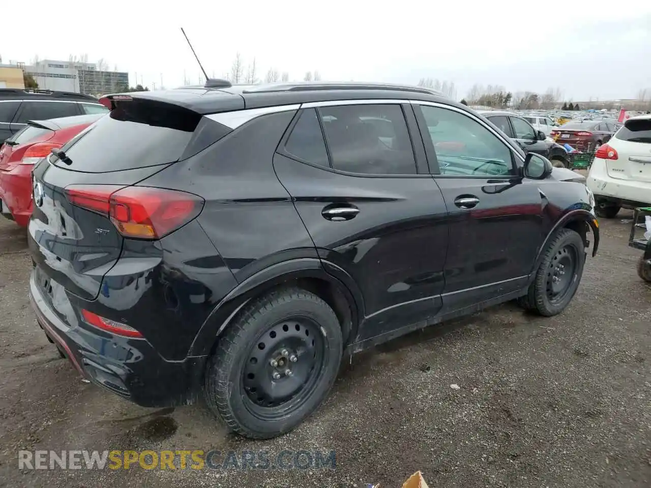 3 fotografías del automóvil dañado KL4MMESL0PB046186 BUICK ENCORE 2023