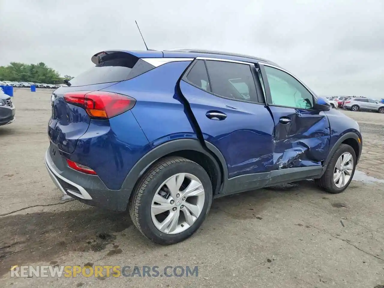 3 fotografías del automóvil dañado KL4MMESL6PB125622 BUICK ENCORE 2023