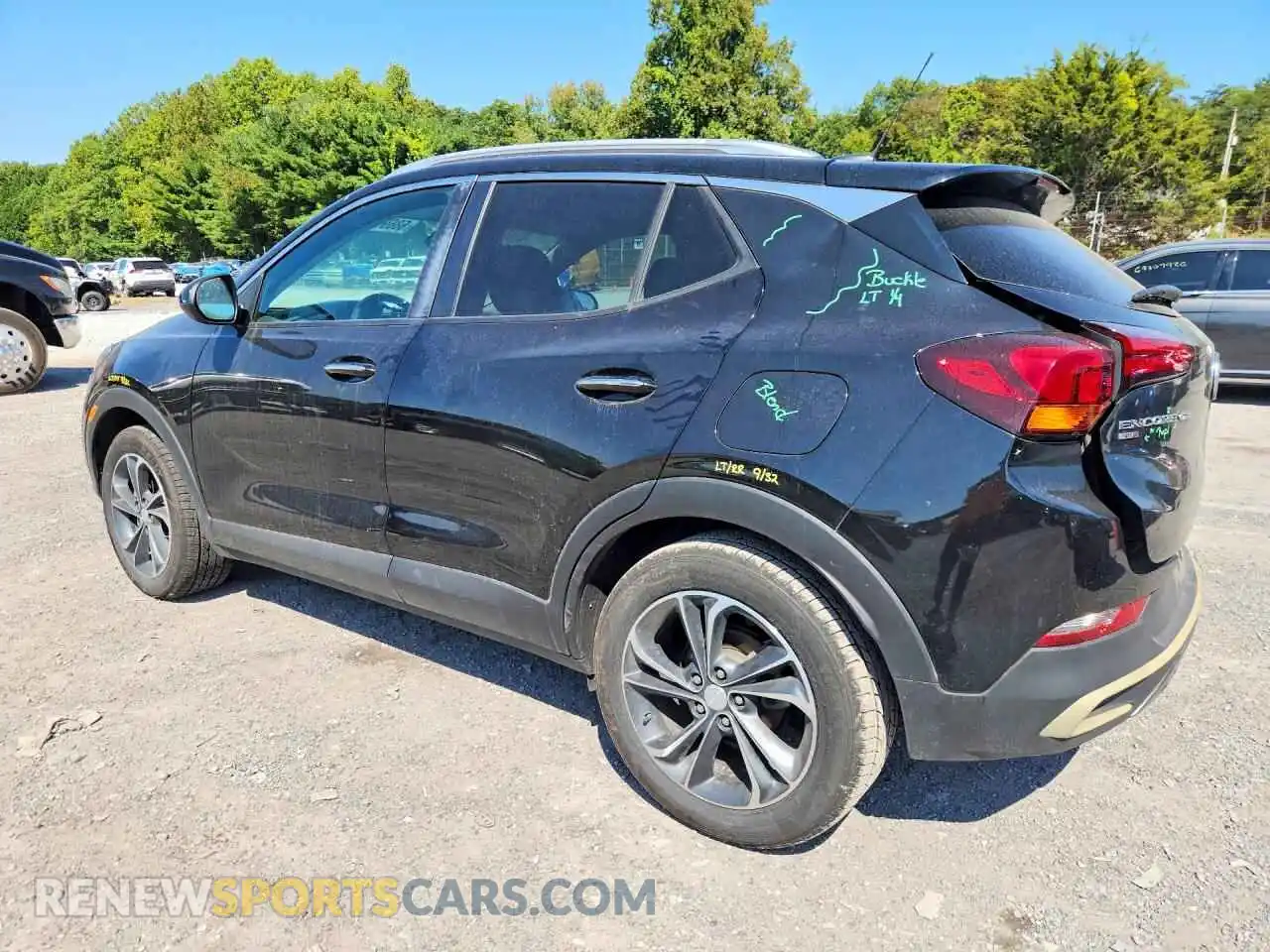 2 Фотография поврежденного автомобиля KL4MMESL6PB145482 BUICK ENCORE 2023