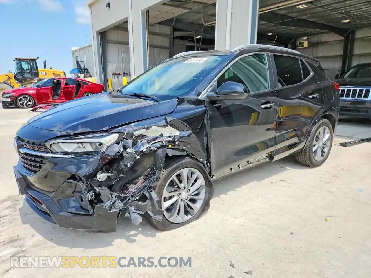 1 Фотография поврежденного автомобиля KL4MMESL7PB077046 BUICK ENCORE 2023