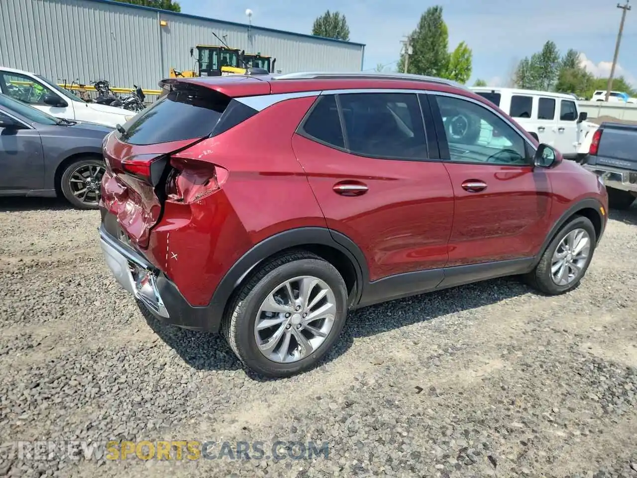 3 Photograph of a damaged car KL4MMFSLXPB113379 BUICK ENCORE 2023