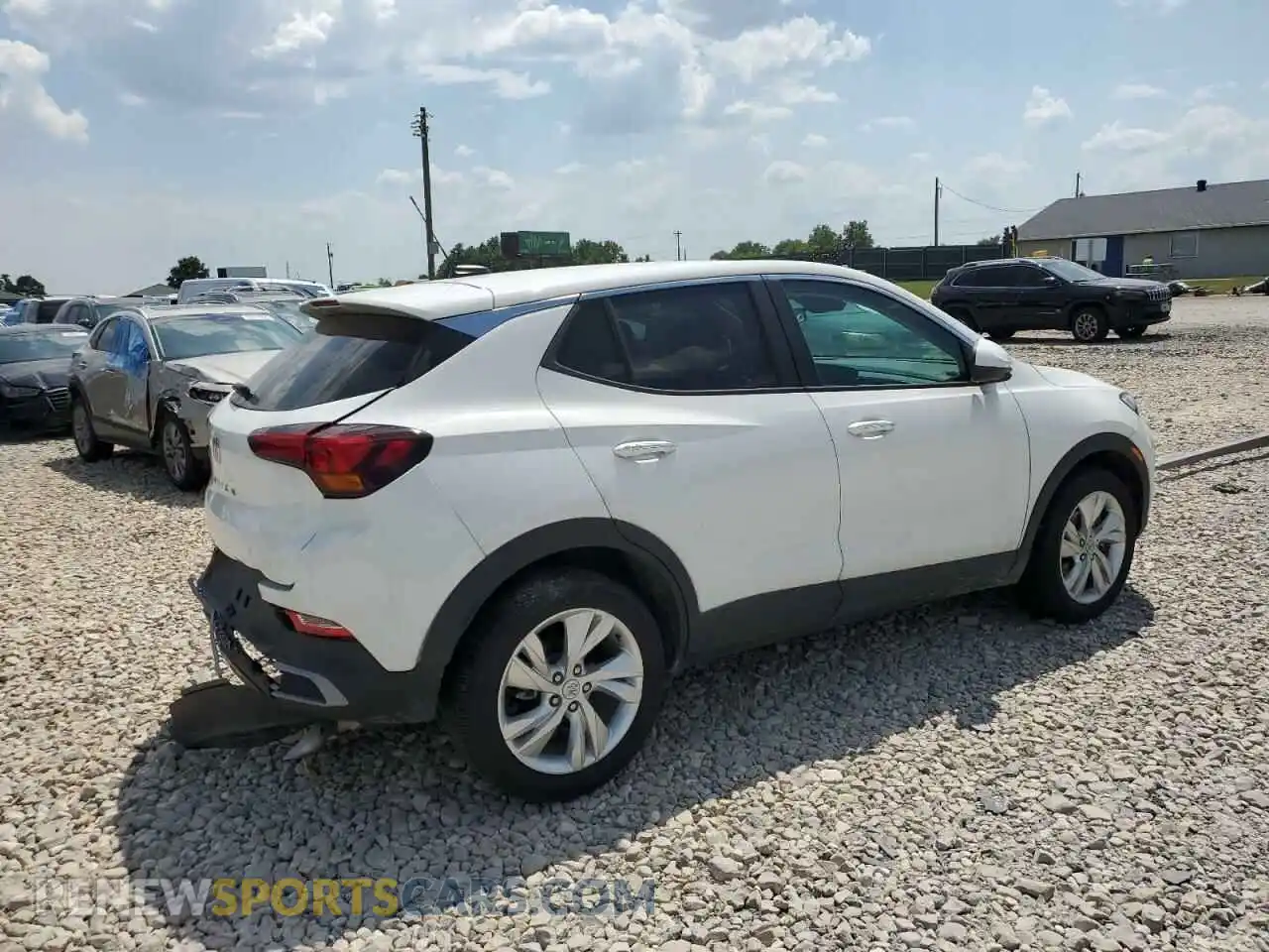 3 fotografías del automóvil dañado KL4AMBS28RB171688 BUICK ENCORE 2024