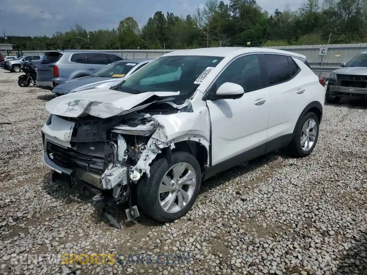 1 Photograph of a damaged car KL4AMBSLXRB086957 BUICK ENCORE 2024