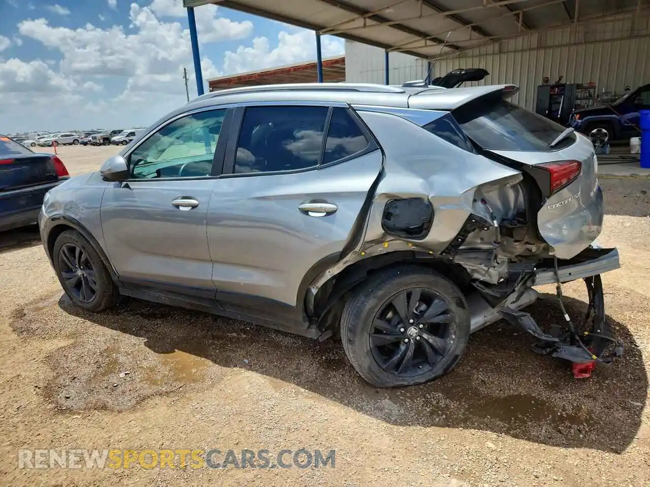 2 fotografías del automóvil dañado KL4AMDSL4RB170784 BUICK ENCORE 2024