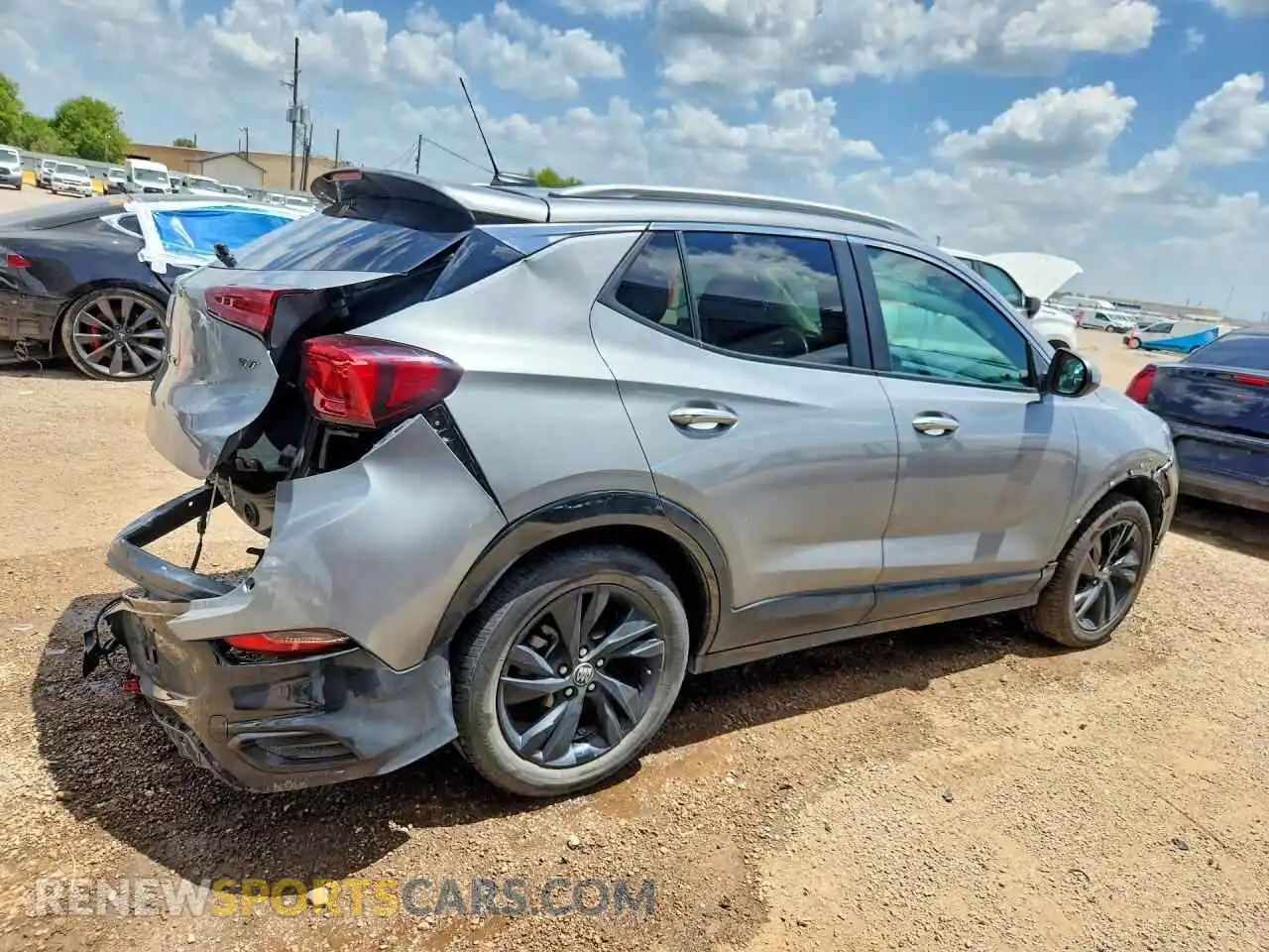 3 fotografías del automóvil dañado KL4AMDSL4RB170784 BUICK ENCORE 2024