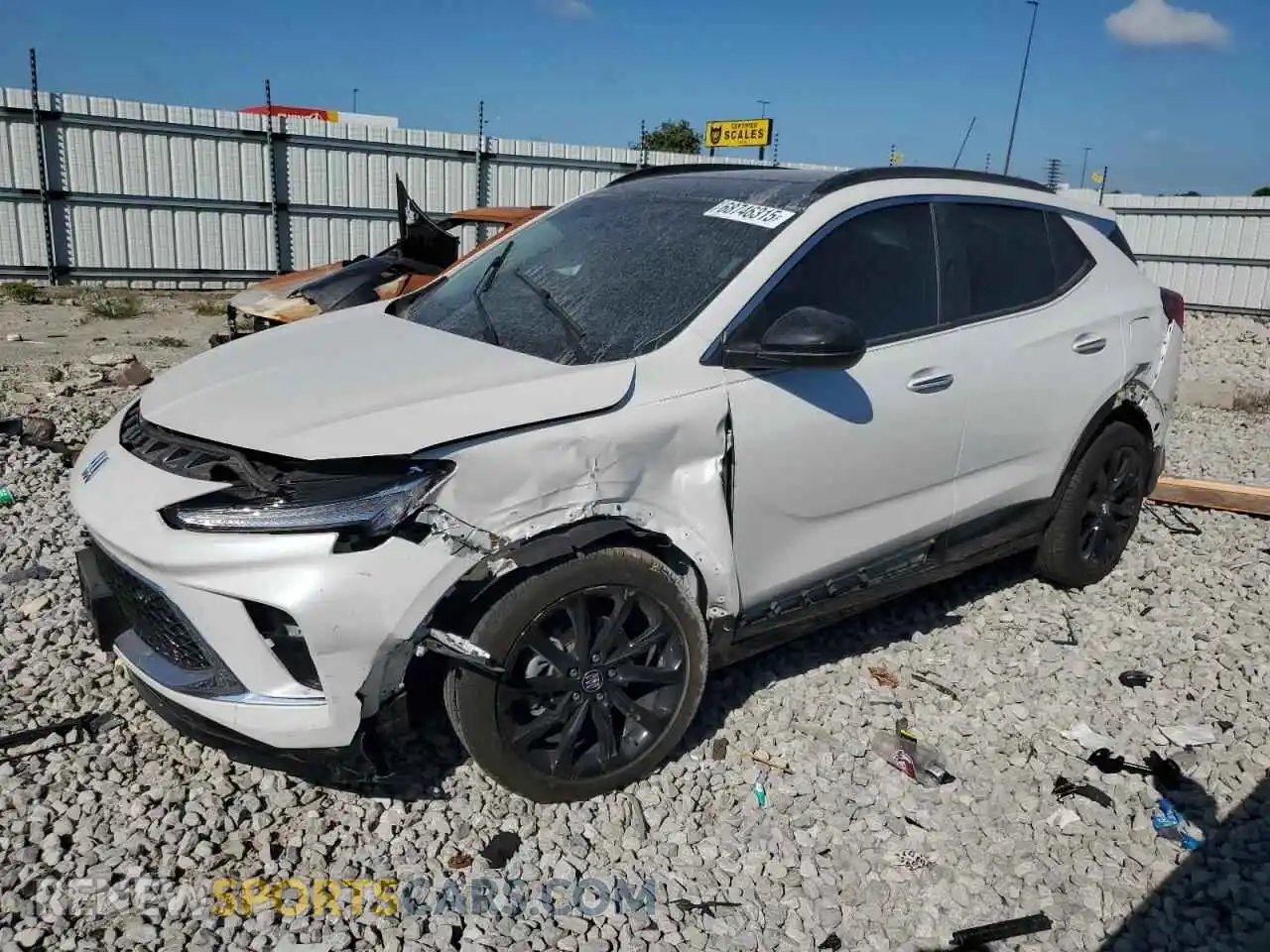 1 Photograph of a damaged car KL4AMDSL5RB131346 BUICK ENCORE 2024