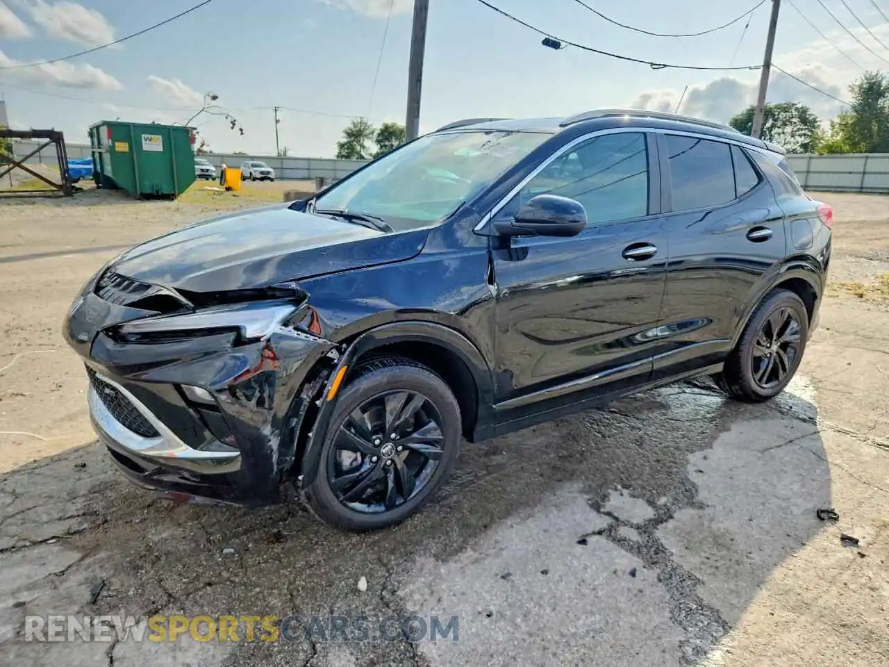 1 fotografías del automóvil dañado KL4AMDSL8RB197244 BUICK ENCORE 2024