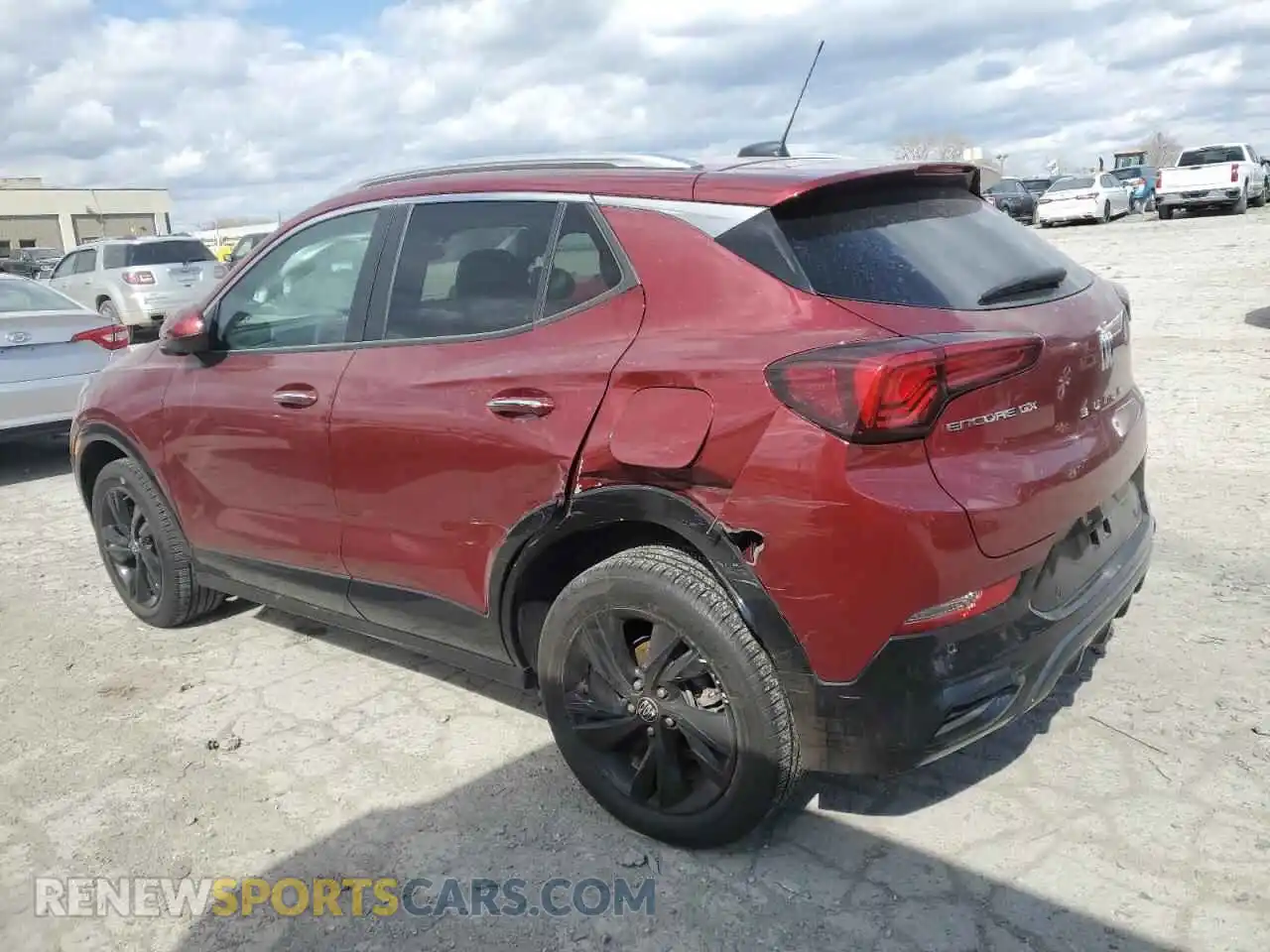 2 fotografías del automóvil dañado KL4AMDSL9RB126540 BUICK ENCORE 2024