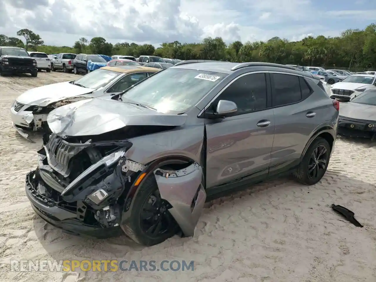 1 Photograph of a damaged car KL4AMDSLXRB205053 BUICK ENCORE 2024
