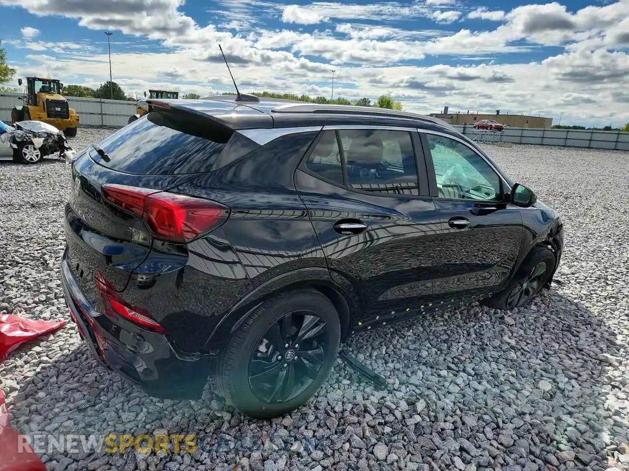 3 fotografías del automóvil dañado KL4AMESL2RB129544 BUICK ENCORE 2024