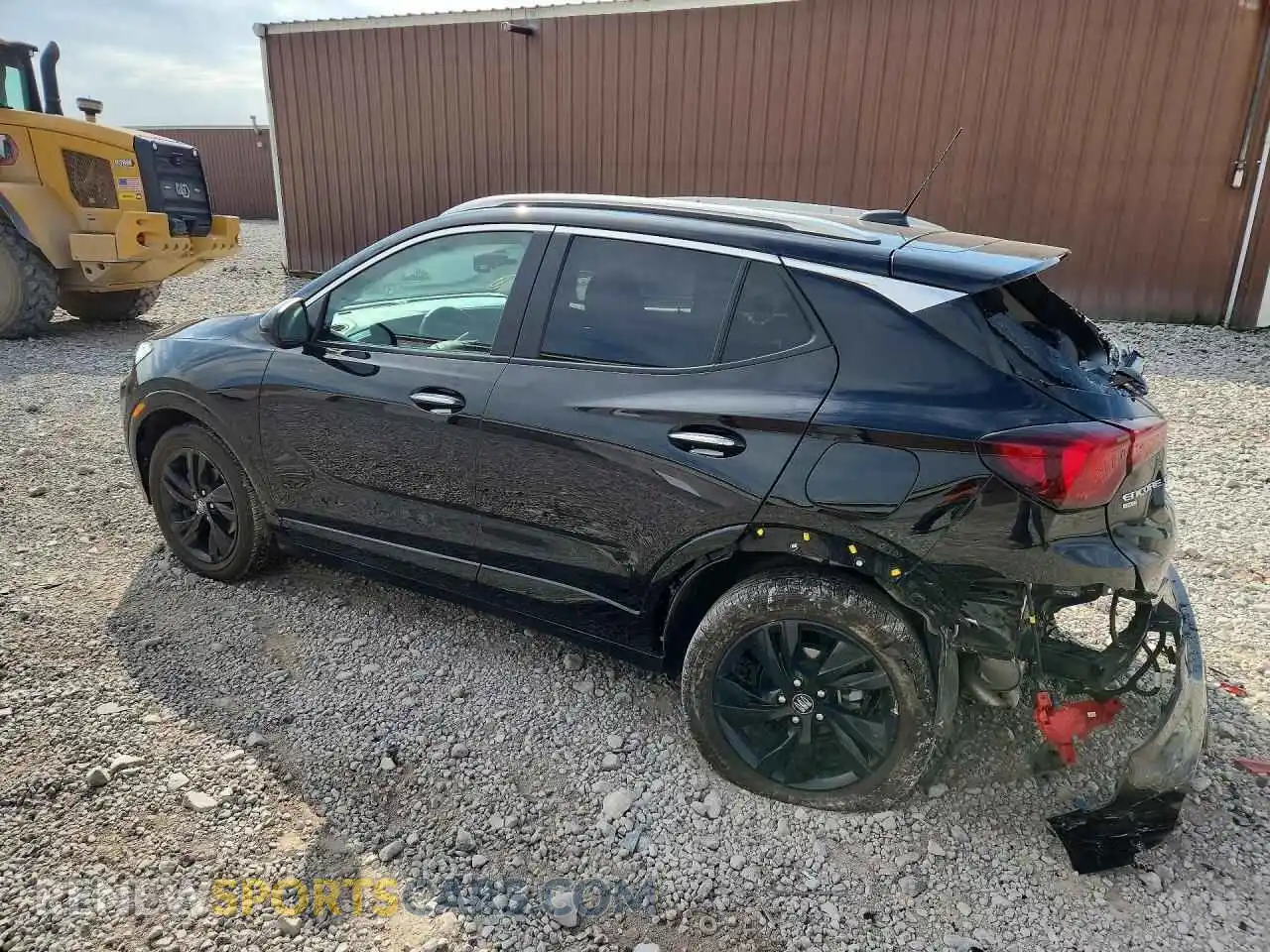 2 Photograph of a damaged car KL4AMESL8RB195113 BUICK ENCORE 2024