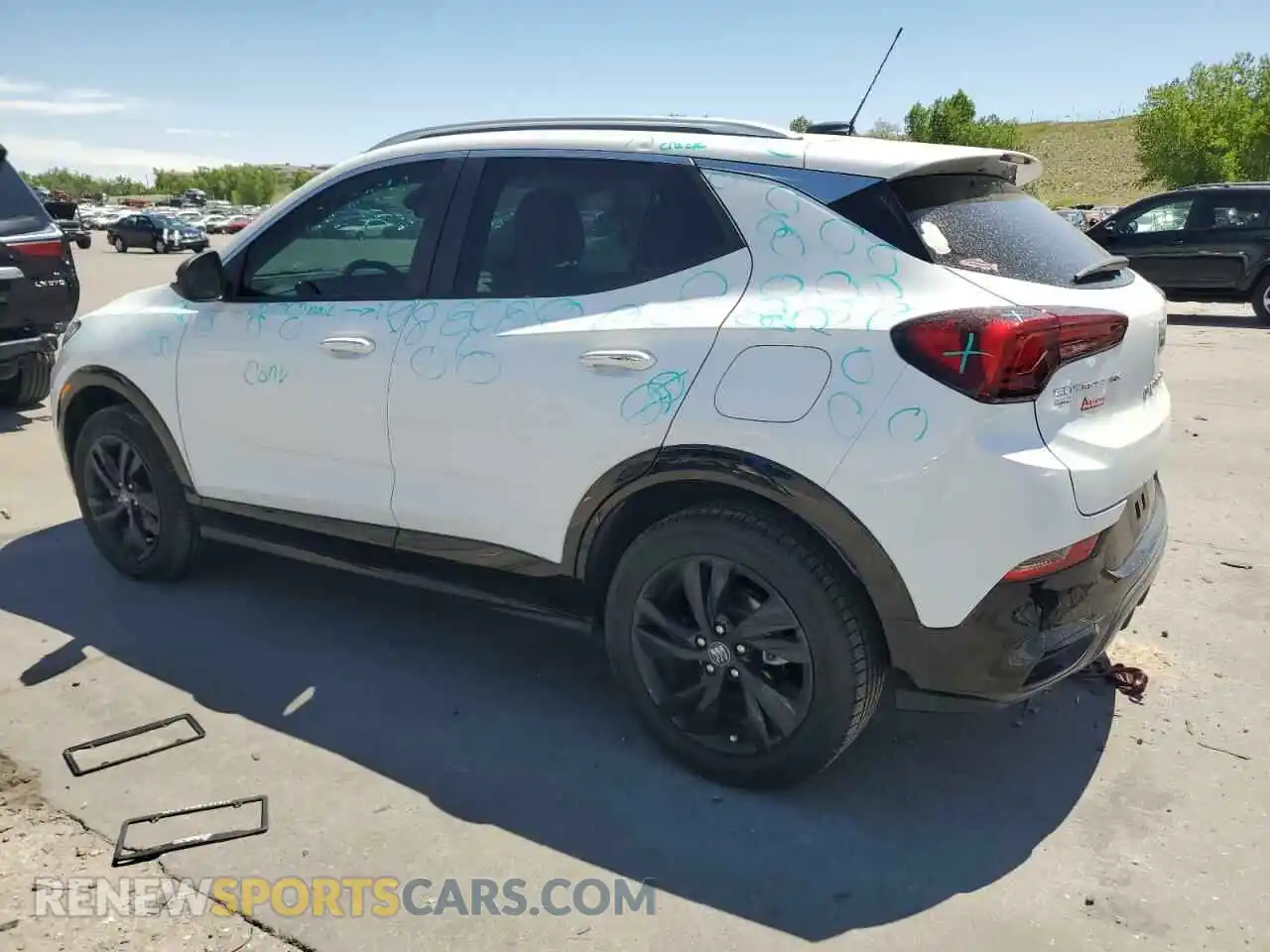 2 Photograph of a damaged car KL4AMESL8RB217675 BUICK ENCORE 2024