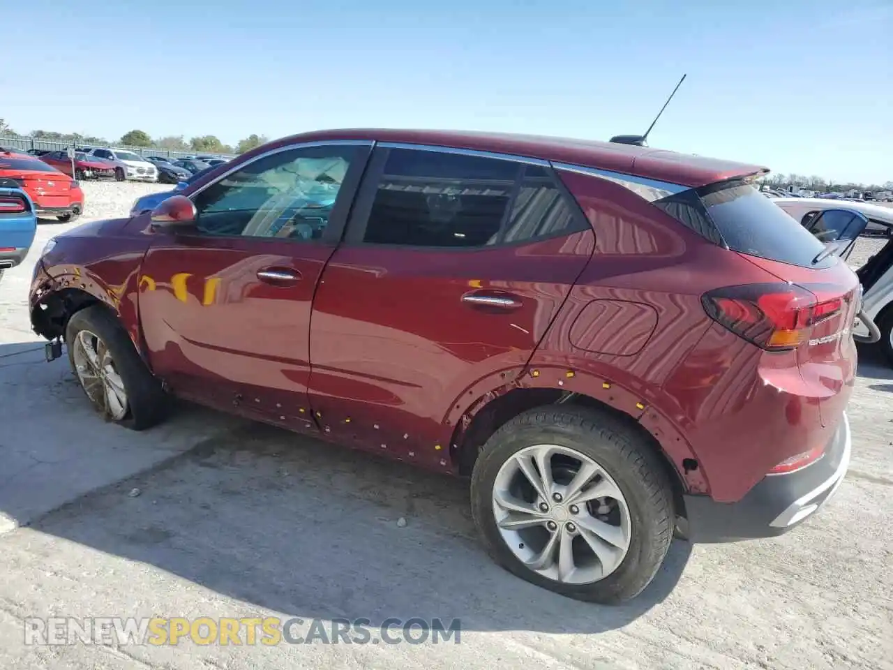 2 Фотография поврежденного автомобиля KL4MMBS20PB087391 BUICK ENCORE 2024
