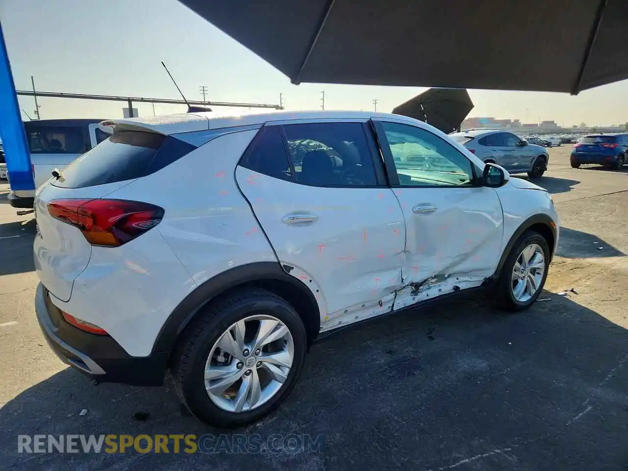 3 Фотография поврежденного автомобиля KL4AMBSL4SB143370 BUICK ENCORE 2025