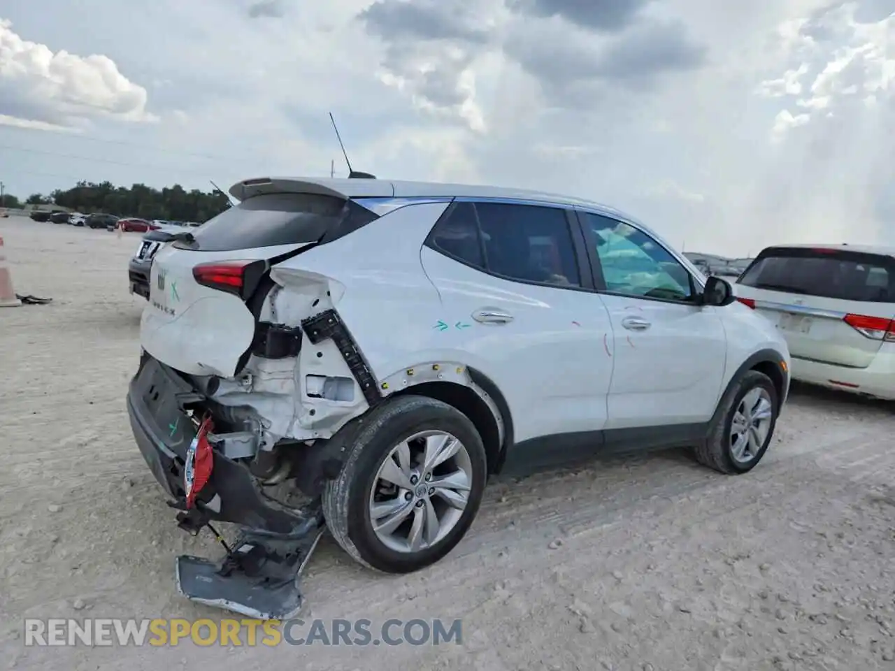 3 Photograph of a damaged car KL4AMBSLXSB148332 BUICK ENCORE 2025