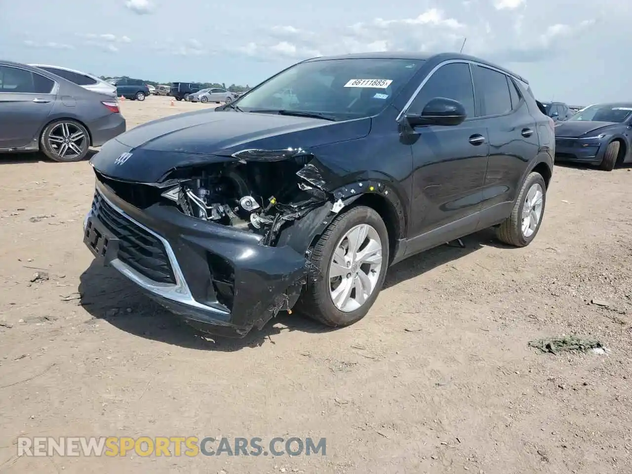 1 Photograph of a damaged car KL4AMBSP2SB107521 BUICK ENCORE 2025