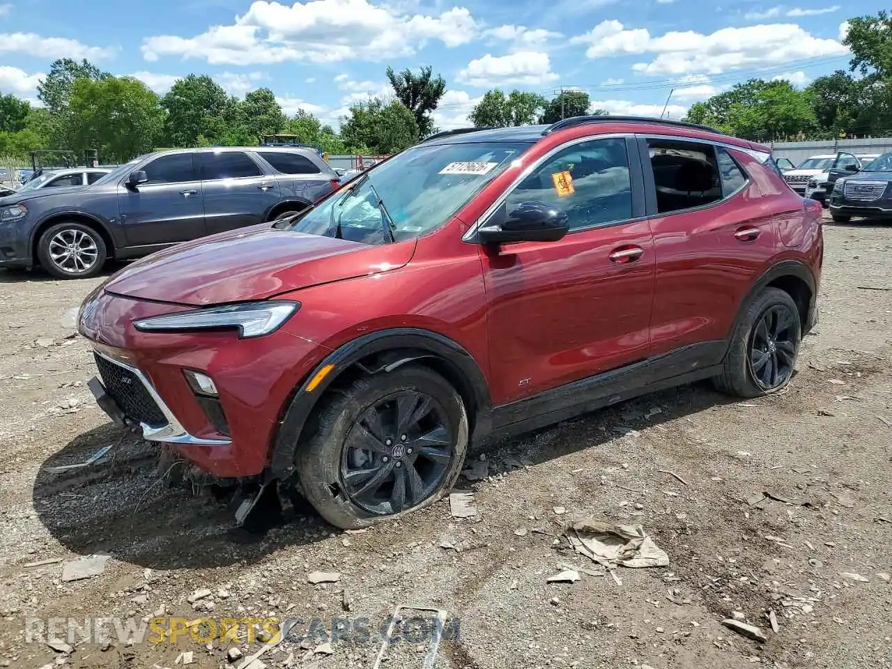 1 fotografías del automóvil dañado KL4AMDSL8SB070208 BUICK ENCORE 2025