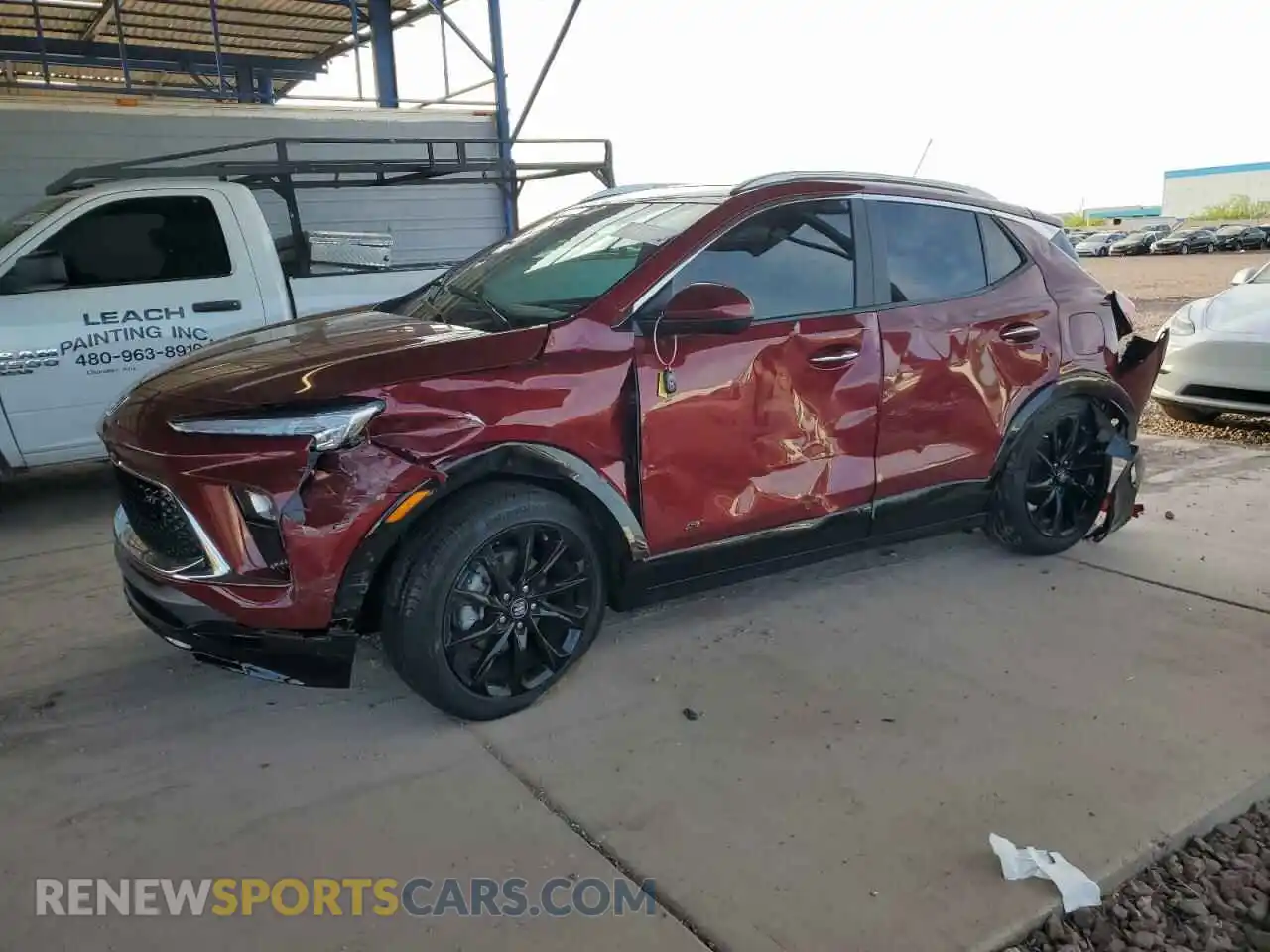 1 Photograph of a damaged car KL4AMESL6SB021238 BUICK ENCORE 2025