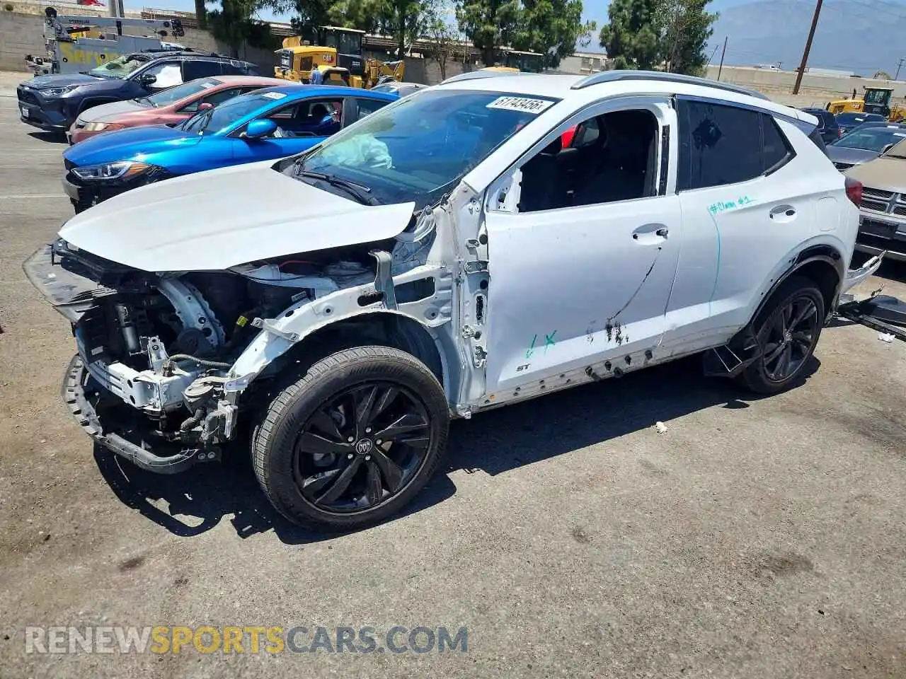 1 Photograph of a damaged car KL4AMESL7SB006179 BUICK ENCORE 2025