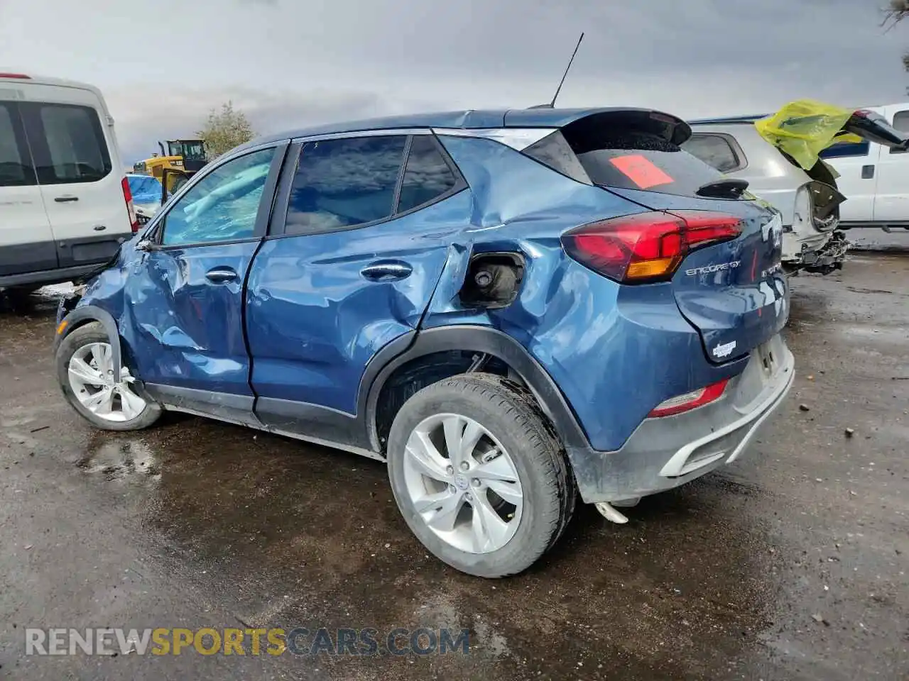 2 fotografías del automóvil dañado KL4AMBSL9TB002795 BUICK ENCORE 2026