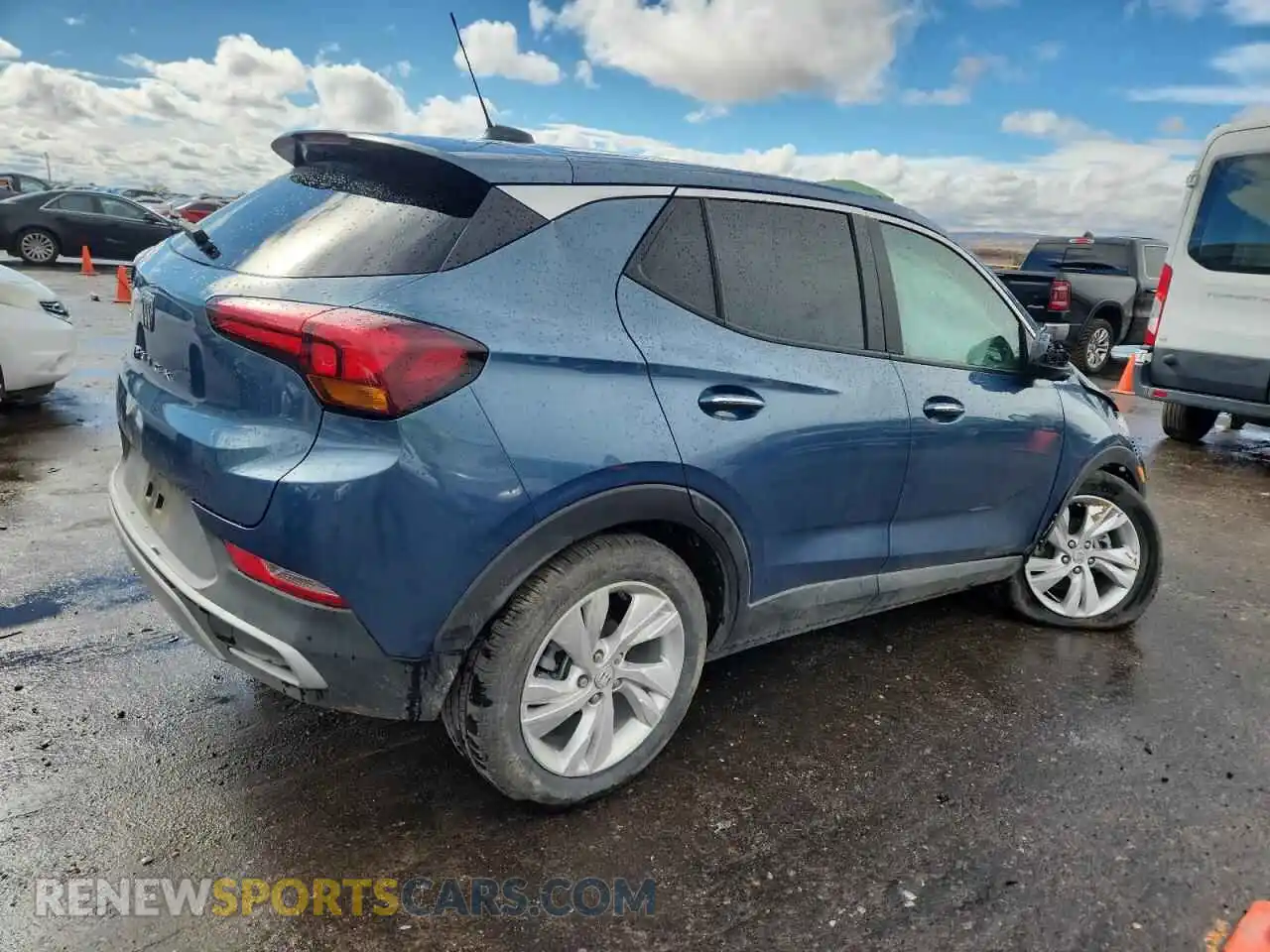 3 fotografías del automóvil dañado KL4AMBSL9TB002795 BUICK ENCORE 2026