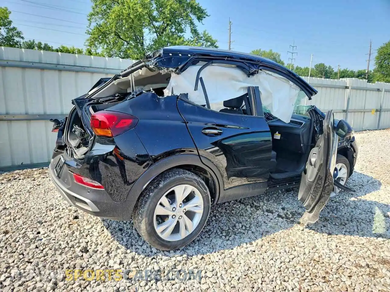 3 fotografías del automóvil dañado KL4AMCSL9TB153044 BUICK ENCORE 2026