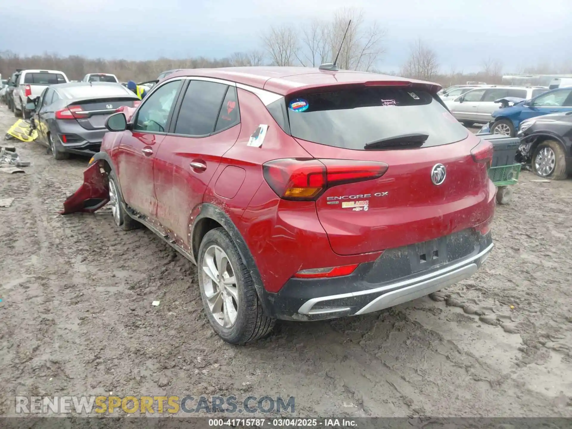 3 Photograph of a damaged car KL4MMCSL4LB102256 BUICK ENCORE GX 2020
