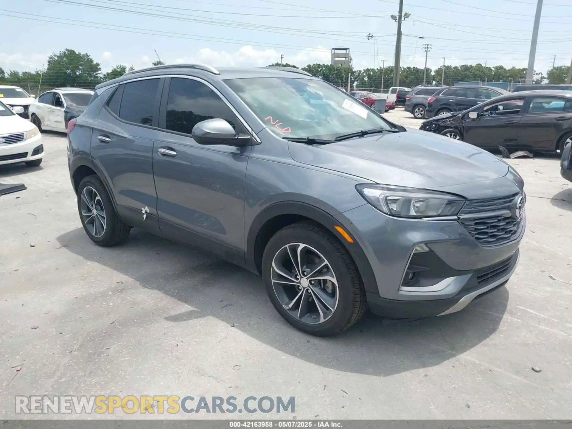 1 Photograph of a damaged car KL4MMDSL4LB107611 BUICK ENCORE GX 2020