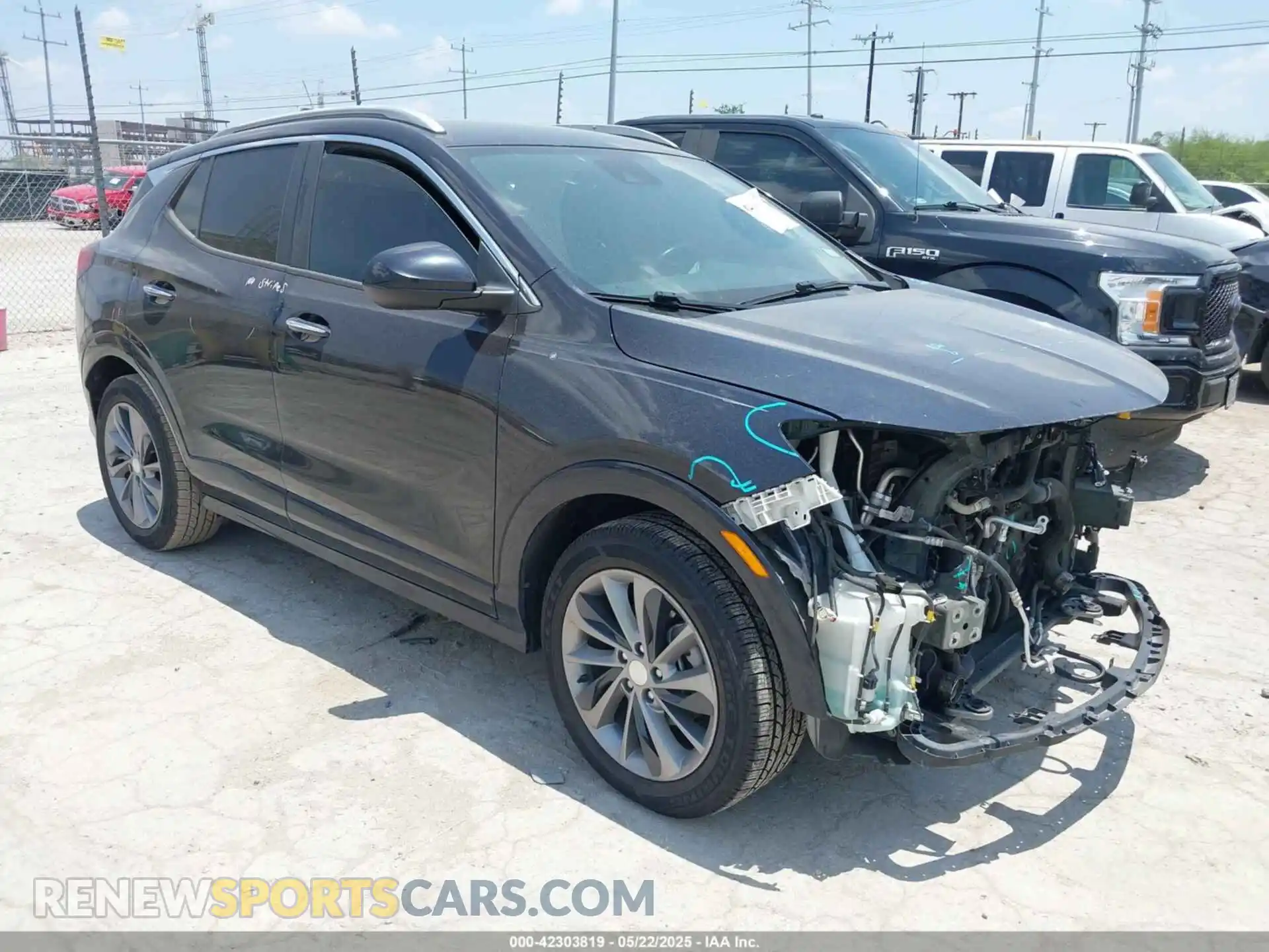 1 Фотография поврежденного автомобиля KL4MMDSL7LB126928 BUICK ENCORE GX 2020