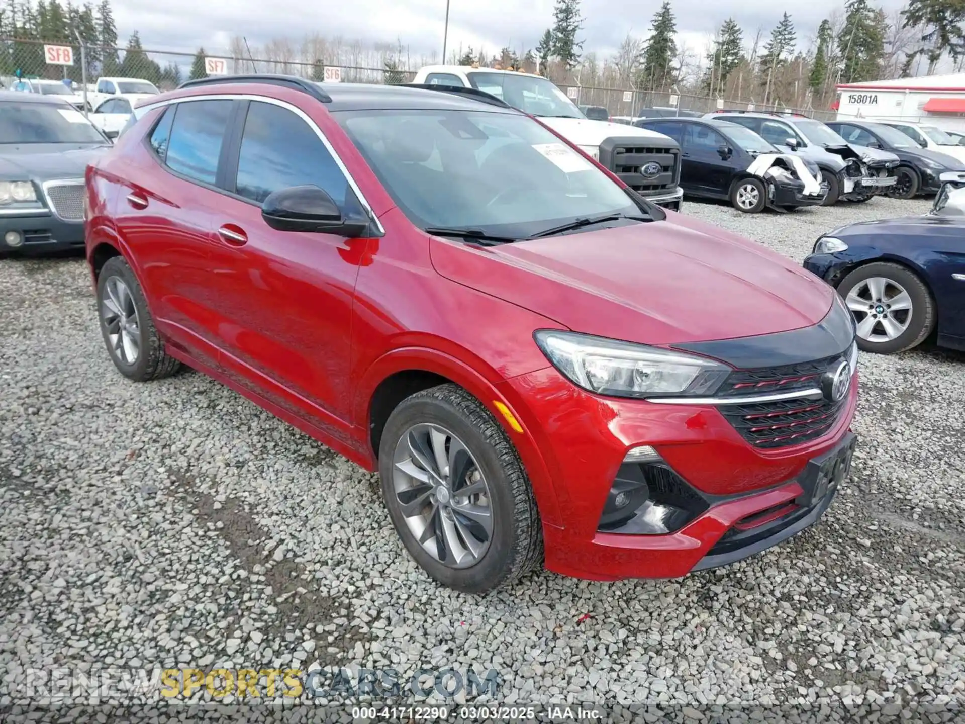 1 Photograph of a damaged car KL4MMESL4LB127072 BUICK ENCORE GX 2020