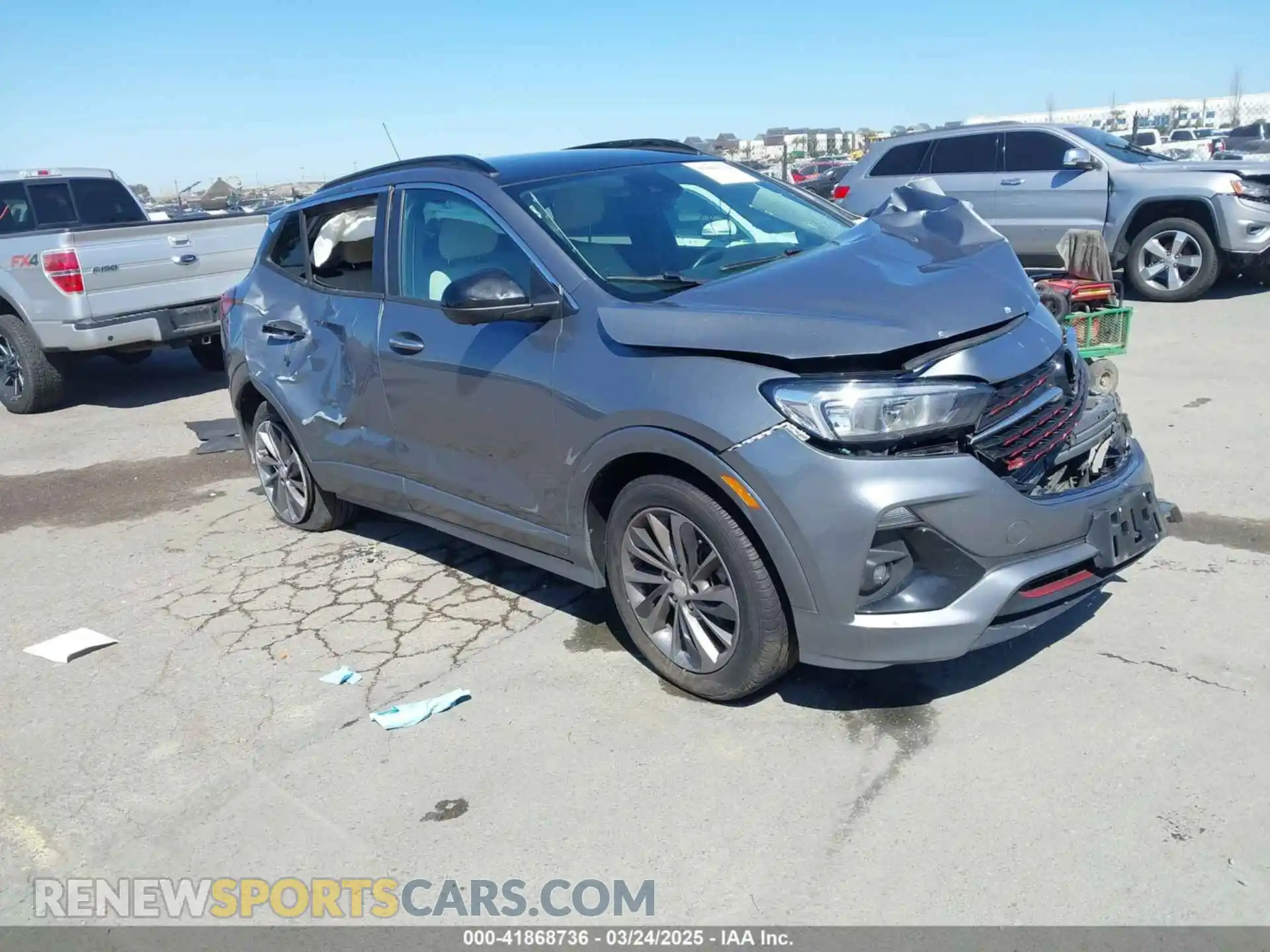 1 Photograph of a damaged car KL4MMESL7LB121301 BUICK ENCORE GX 2020
